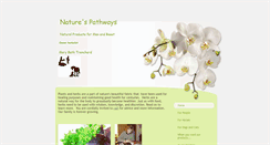 Desktop Screenshot of naturespathwaysherbals.com